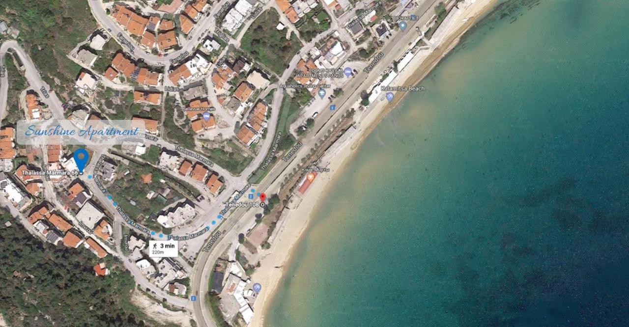 Sunshine Apartment Kavala Bagian luar foto